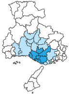 兵庫県施工対応エリア地図